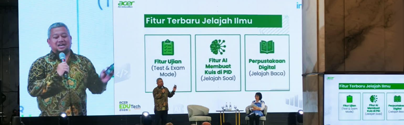 Fitur Baru Jelajah Ilmu di Acara Acer Edu Tech 2026: Fitur Test & Exam Mode, Jelajah Soal, dan Jelajah Baca